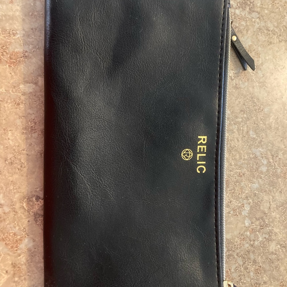 Relic Black Faux Leather Wallet